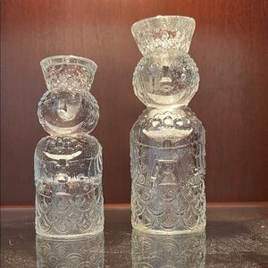 Danish Artist Bjorn Wiinblad-Rosenthal Wiseman Set Candlestick Holders